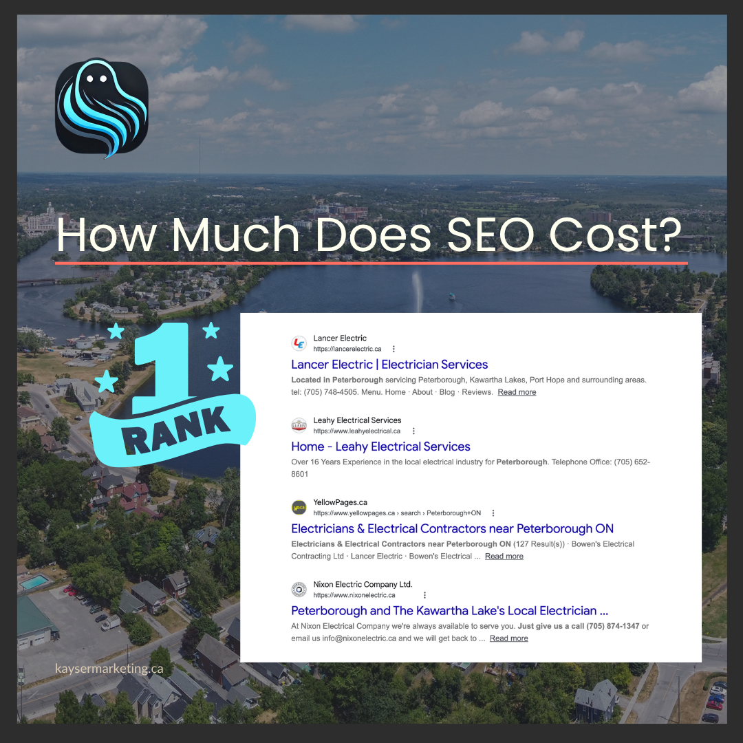 How much does SEO cost in Peterborough, Ontario? Real numbers, not 'it depends'