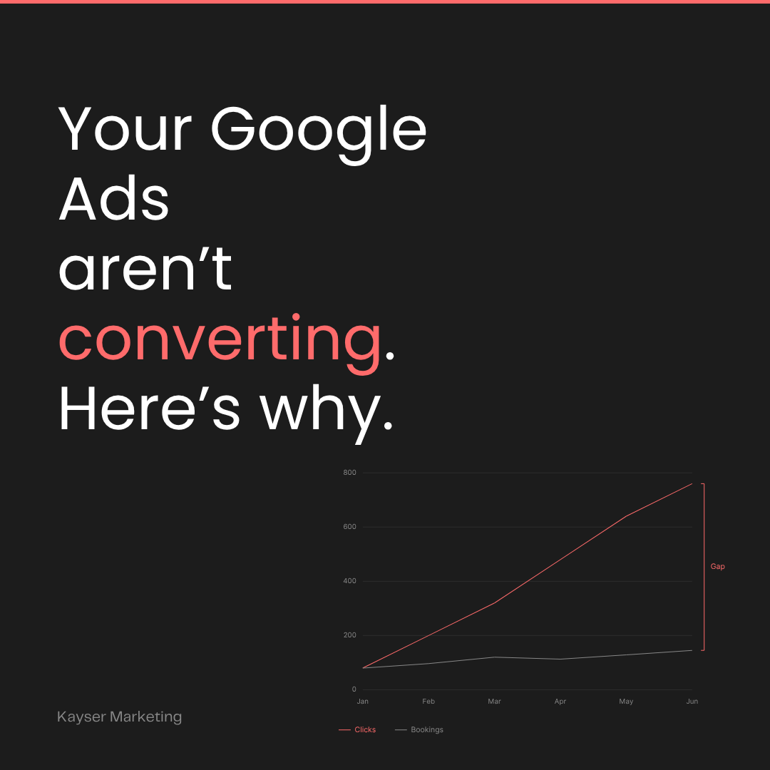 Why your Google Ads aren't converting (7 fixes we make in week 1–2)